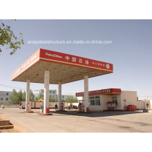 Steel Structure, Space Frame Roofing for Gas Station Canopy